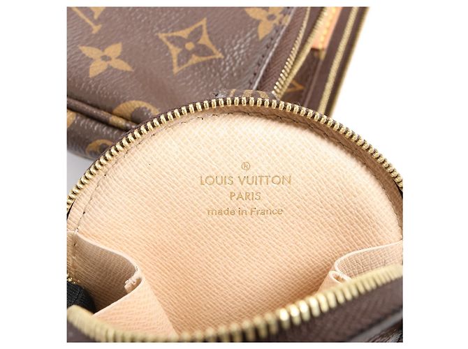 Borsa Louis Vuitton Multi Pochette Accessoires Monogram Canvas in Brown Marrone - vista 11