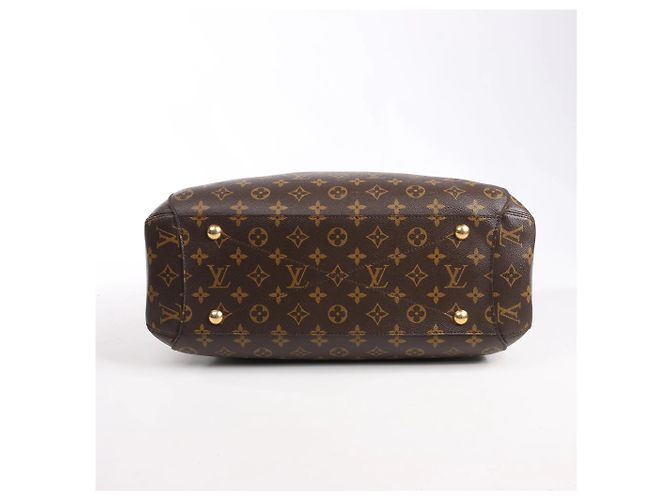 Borsa a mano Louis Vuitton Montaigne GM Monogram Canvas in marrone Bordò - vista 8