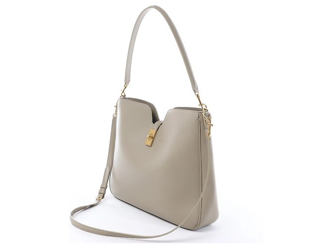 Céline Borsa a tracolla 2Way in pelle Celine Camille 16 Medium, Beige - vista 3