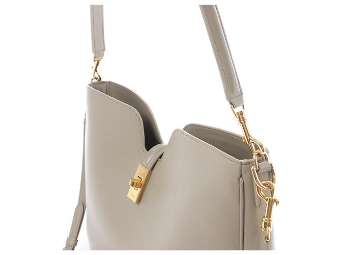 Céline Borsa a tracolla 2Way in pelle Celine Camille 16 Medium, Beige - vista 4