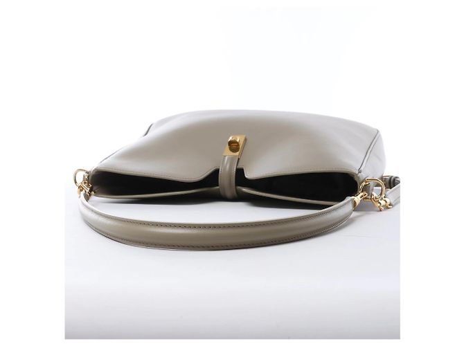Céline Borsa a tracolla 2Way in pelle Celine Camille 16 Medium, Beige - vista 7