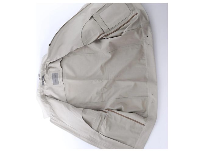 Corneliani Baumwolljacke in Grüngrau, Größe 50 IT Braun - Ansicht 11