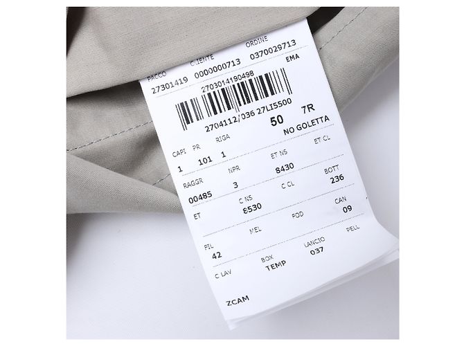 Corneliani Baumwolljacke in Grüngrau, Größe 50 IT Braun - Ansicht 12