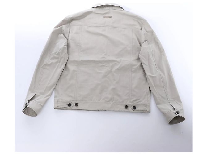 Corneliani Baumwolljacke in Grüngrau, Größe 50 IT Braun - Ansicht 3