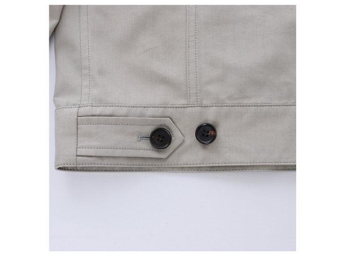 Corneliani Baumwolljacke in Grüngrau, Größe 50 IT Braun - Ansicht 9