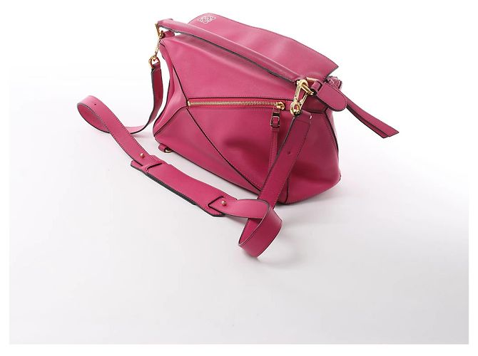 Borsa a mano 2Way LOEWE Puzzle Medium in pelle, Rosa Beige - vista 4