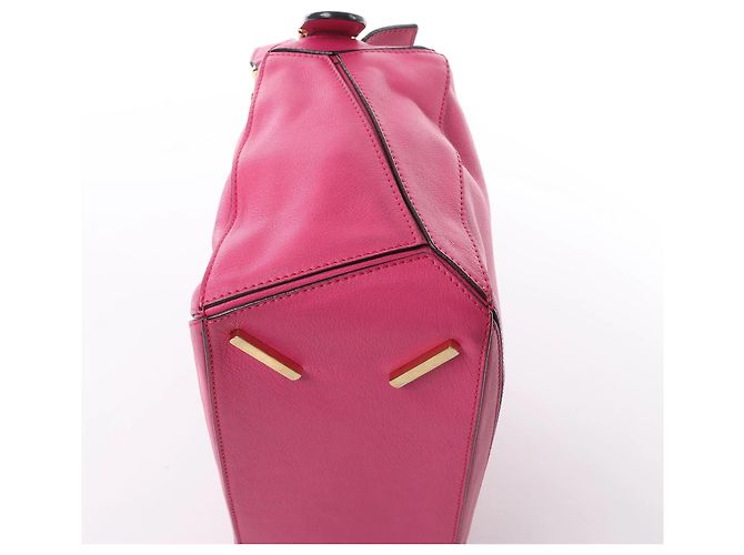 Borsa a mano 2Way LOEWE Puzzle Medium in pelle, Rosa Beige - vista 8