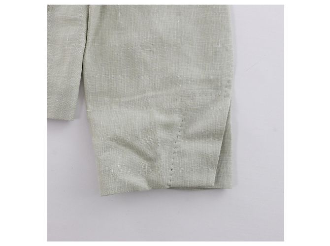 Corneliani Überhemd aus Seide x Mohair, Grün, Größe 50 IT - Ansicht 3