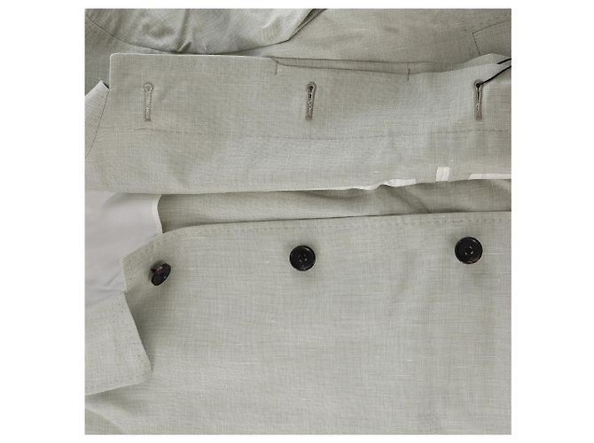 Corneliani Überhemd aus Seide x Mohair, Grün, Größe 50 IT - Ansicht 5