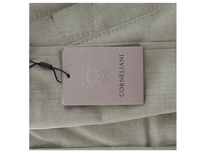 Corneliani Überhemd aus Seide x Mohair, Grün, Größe 50 IT - Ansicht 6