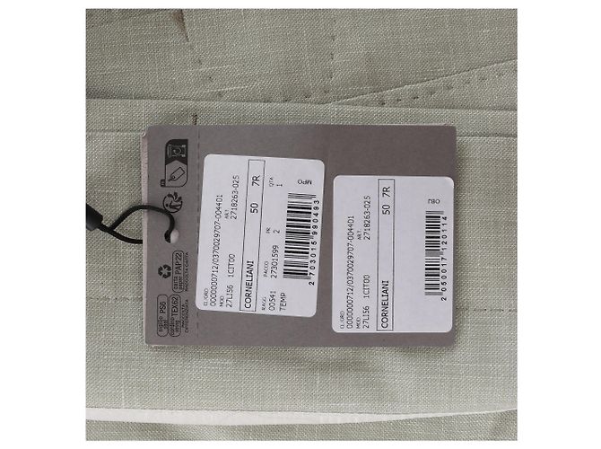 Corneliani Überhemd aus Seide x Mohair, Grün, Größe 50 IT - Ansicht 7