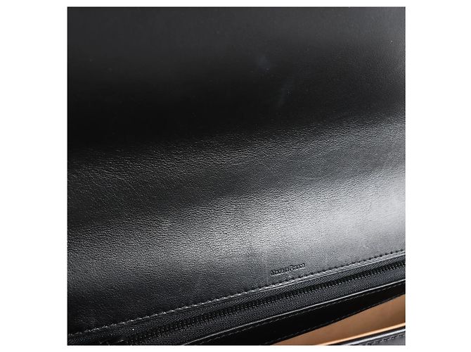 Borsa a mano 2Way Delvaux Tempête GM in pelle nera Beige - vista 12