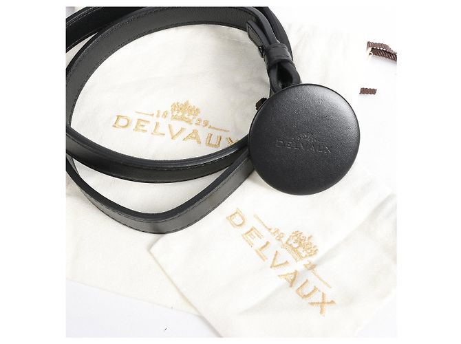 Borsa a mano 2Way Delvaux Tempête GM in pelle nera Beige - vista 16