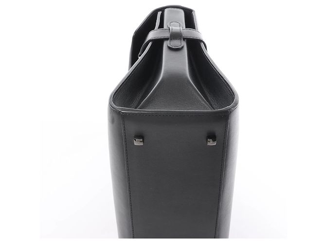Borsa a mano 2Way Delvaux Tempête GM in pelle nera Beige - vista 7