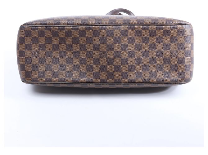 Borsa a tracolla Louis Vuitton Parioli GM Damier Ebene in marrone N51124 Rosso - vista 11