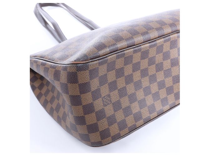 Borsa a tracolla Louis Vuitton Parioli GM Damier Ebene in marrone N51124 Rosso - vista 12