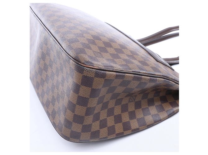 Borsa a tracolla Louis Vuitton Parioli GM Damier Ebene in marrone N51124 Rosso - vista 13