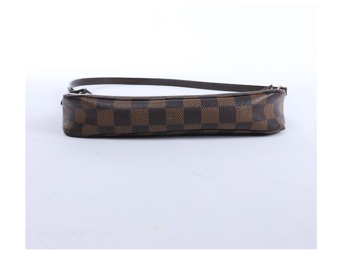 Louis Vuitton Pochette Accessoire Damier Ebene in Brown N41206 Rosso - vista 5