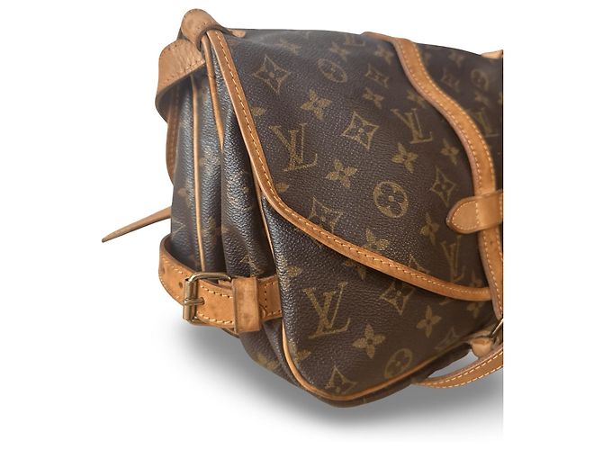 Louis Vuitton Saumur 30 Marrone - vista 2