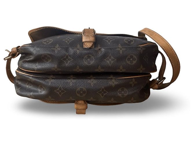 Louis Vuitton Saumur 30 Marrone - vista 3