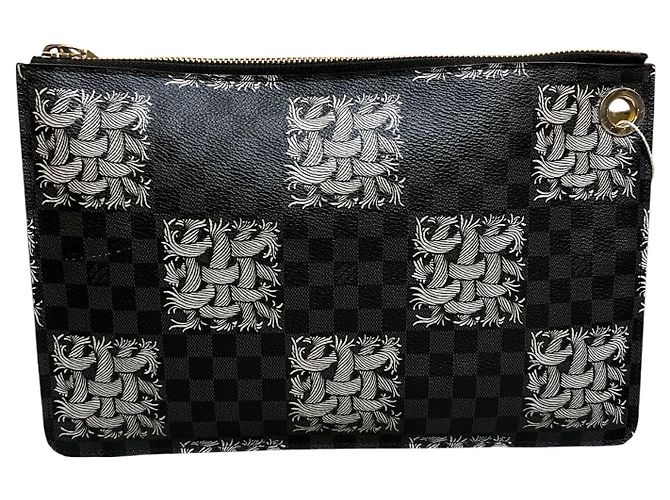 Clutch Louis Vuitton Christopher Nemeth Damier Graphite Jour PM 2015 - vista 3