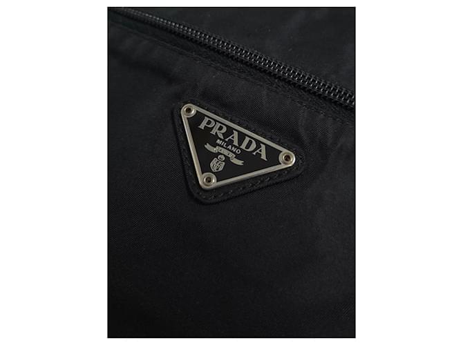 Borsa Prada Nylon con logo triangolare Nero - vista 3