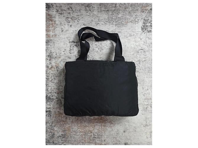 Borsa Prada Nylon con logo triangolare Nero - vista 5