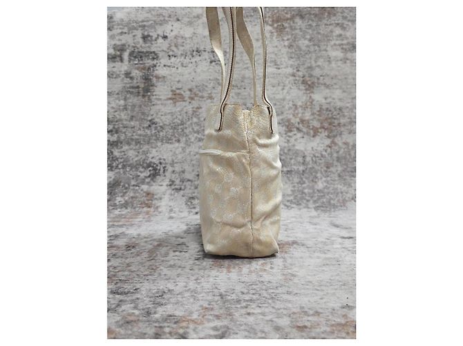 Borsa Gucci GG Supreme Canvas Beige Crema - vista 4