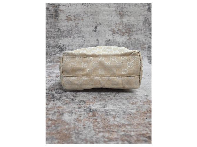Borsa Gucci GG Supreme Canvas Beige Crema - vista 5