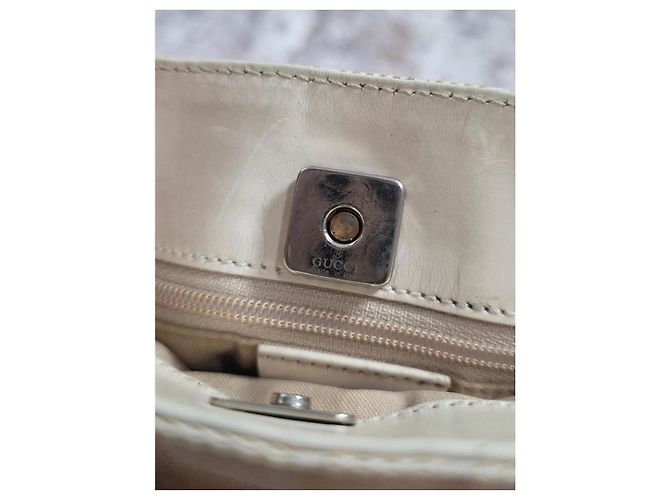 Borsa Gucci GG Supreme Canvas Beige Crema - vista 8