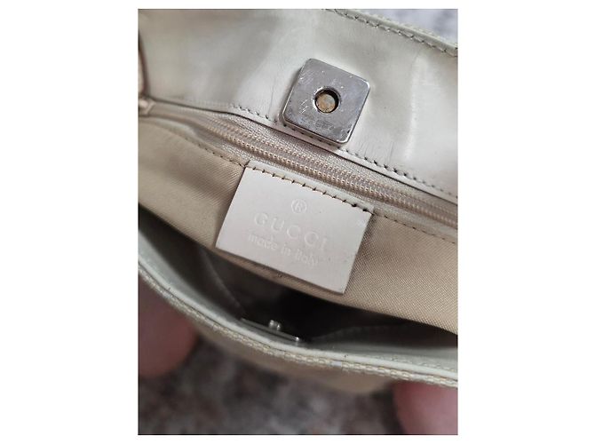 Borsa Gucci GG Supreme Canvas Beige Crema - vista 9