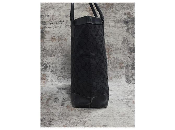 Borsa Tote Gucci GG Supreme Nera Nero - vista 3