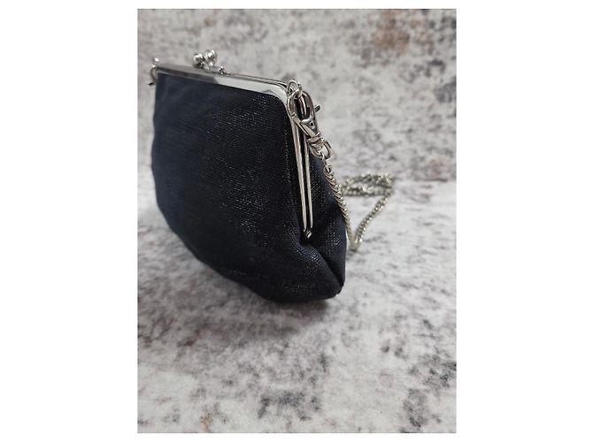 Borsa Vivienne Westwood Granny Blu Navy - vista 4