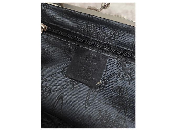 Borsa Vivienne Westwood Granny Blu Navy - vista 8