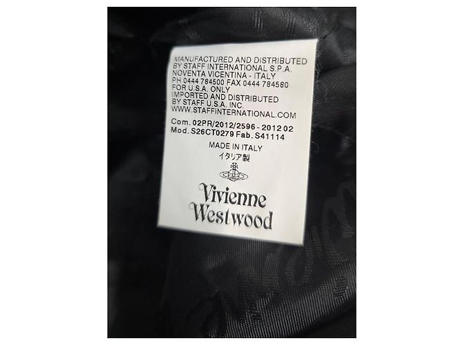 Vivienne Westwood Red Label Samtkleid Schwarz - Ansicht 7