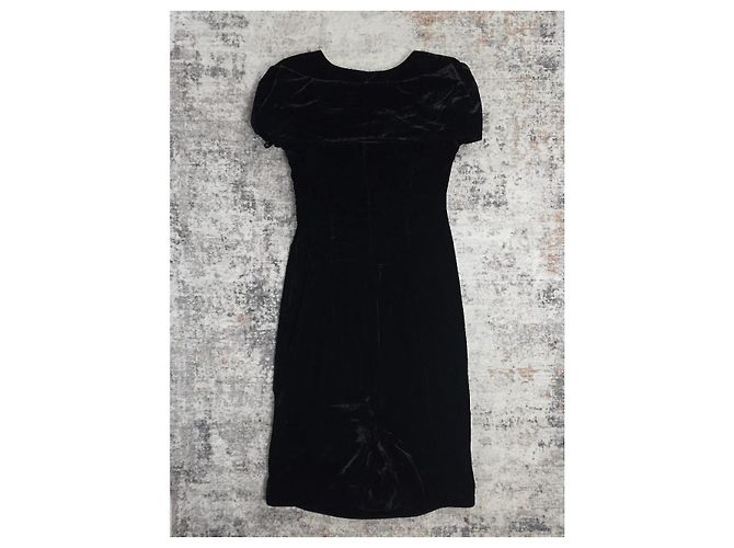 Vivienne Westwood Red Label Samtkleid Schwarz - Ansicht 8