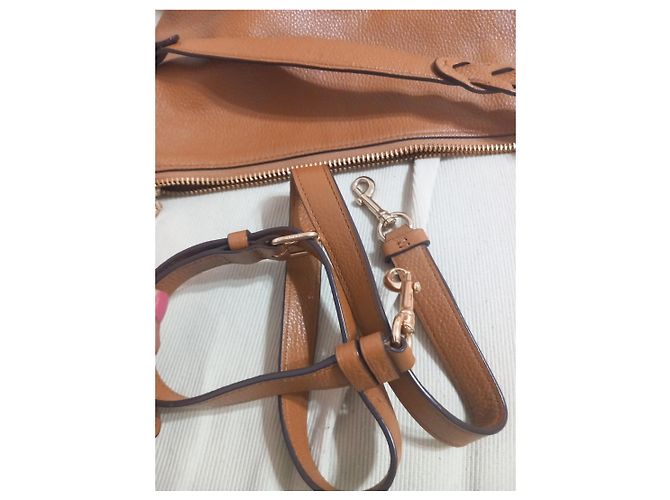 Borsa a tracolla Coach in pelle marrone - vista 9