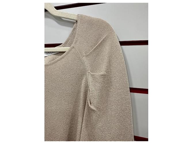 Zapa Paris goldener Metallic-Strickpullover - Ansicht 3