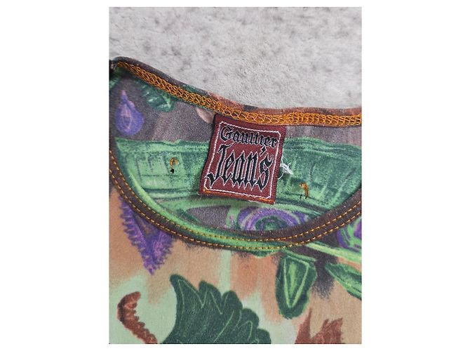 Top Jean Paul Gaultier Jeans estampado egipcio Multicolor - vista 2