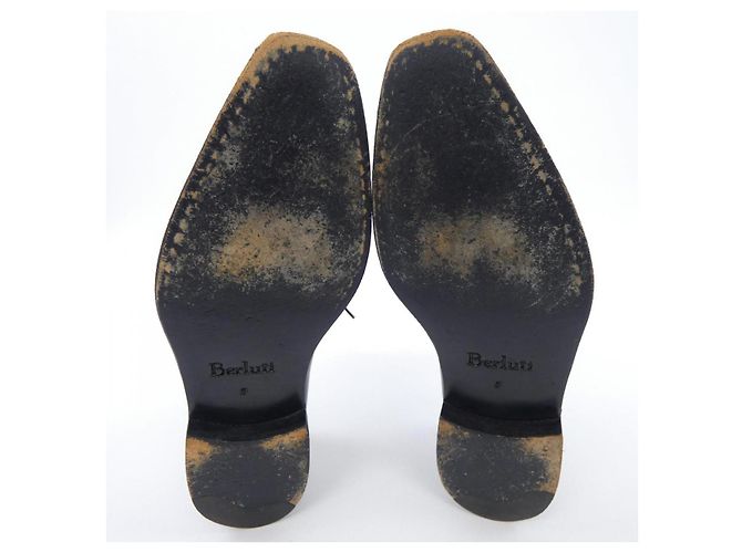 Berluti Lederschuhe Schwarz - Ansicht 4