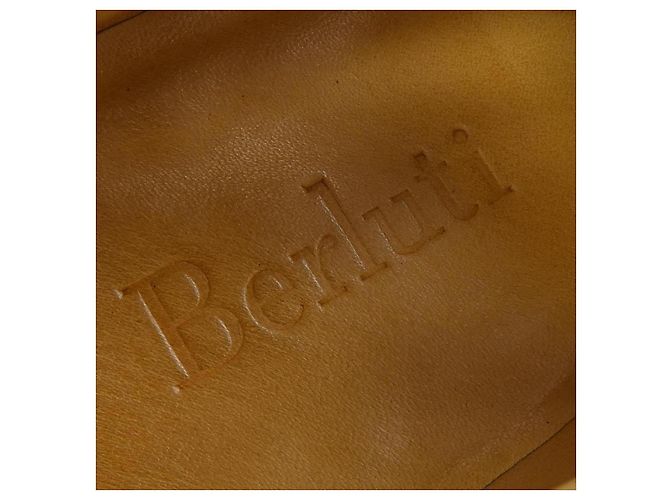 Berluti Lederschuhe Schwarz - Ansicht 8