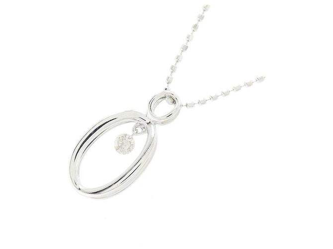Autre Marque Collana in Diamanti Au750 Argento - vista 3