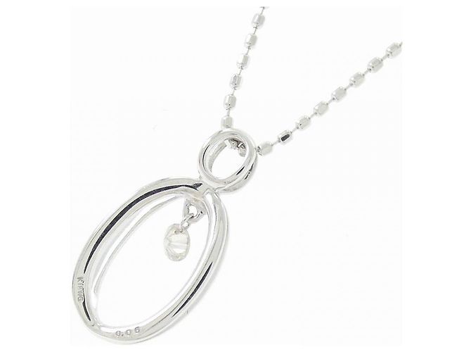 Autre Marque Collana in Diamanti Au750 Argento - vista 4
