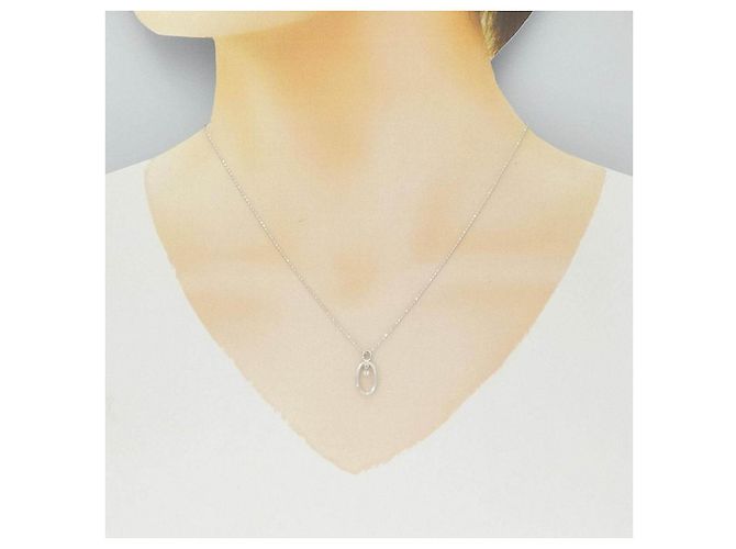 Autre Marque Collana in Diamanti Au750 Argento - vista 6