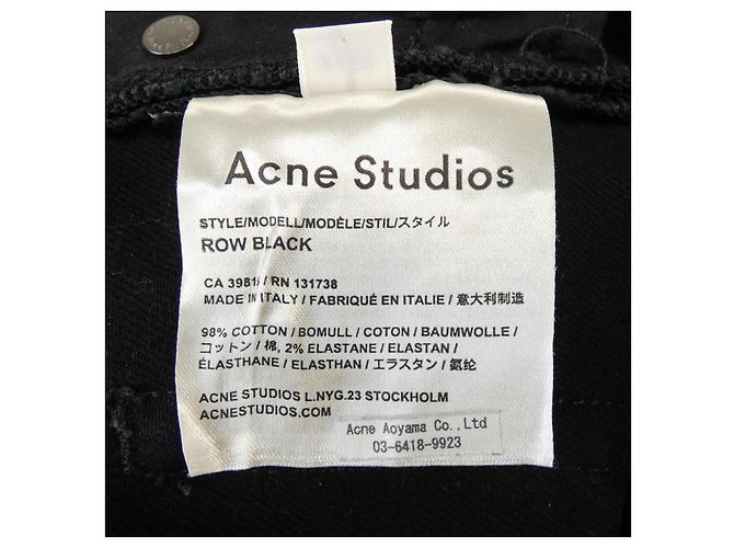 Acne Studios Hose Schwarz - Ansicht 3