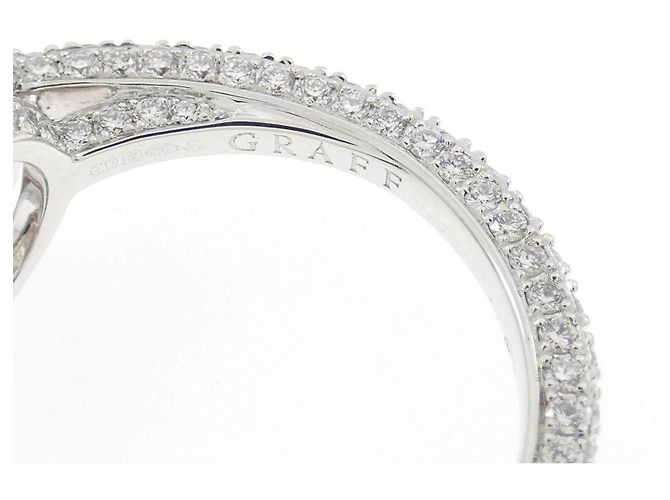 Autre Marque Anello Graff in oro bianco 18K e diamanti Argento - vista 4