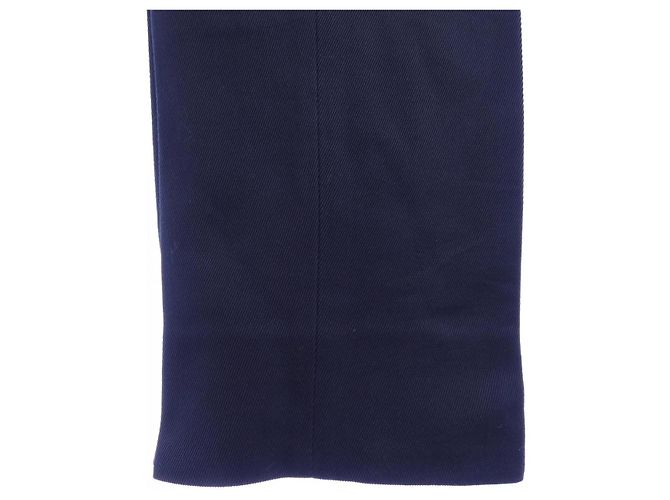 Gucci Web Stripe Baumwollhose Ankle Pants Blau Marineblau - Ansicht 2