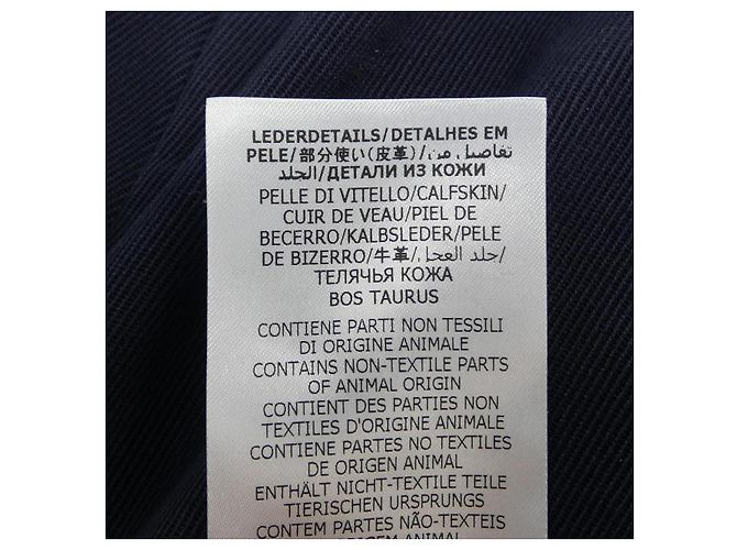 Gucci Web Stripe Baumwollhose Ankle Pants Blau Marineblau - Ansicht 4