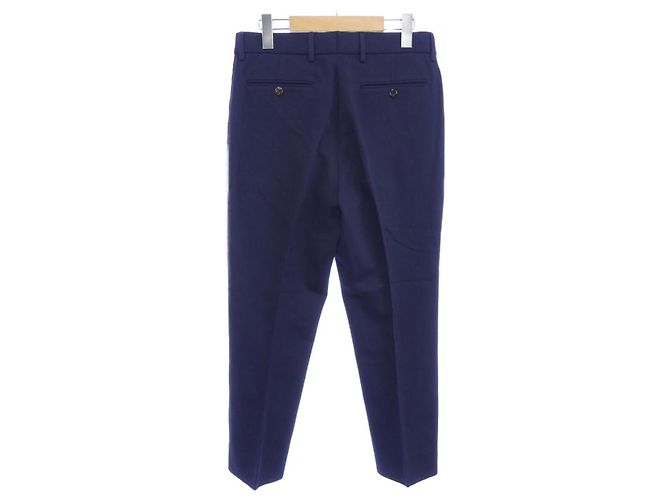 Gucci Web Stripe Baumwollhose Ankle Pants Blau Marineblau - Ansicht 7