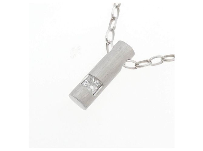 Autre Marque Collana in oro bianco Au750 e diamanti Argento - vista 3